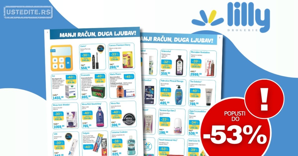 Lilly MANJI RAČUN/DUGA LJUBAV 1-30.6.2025.