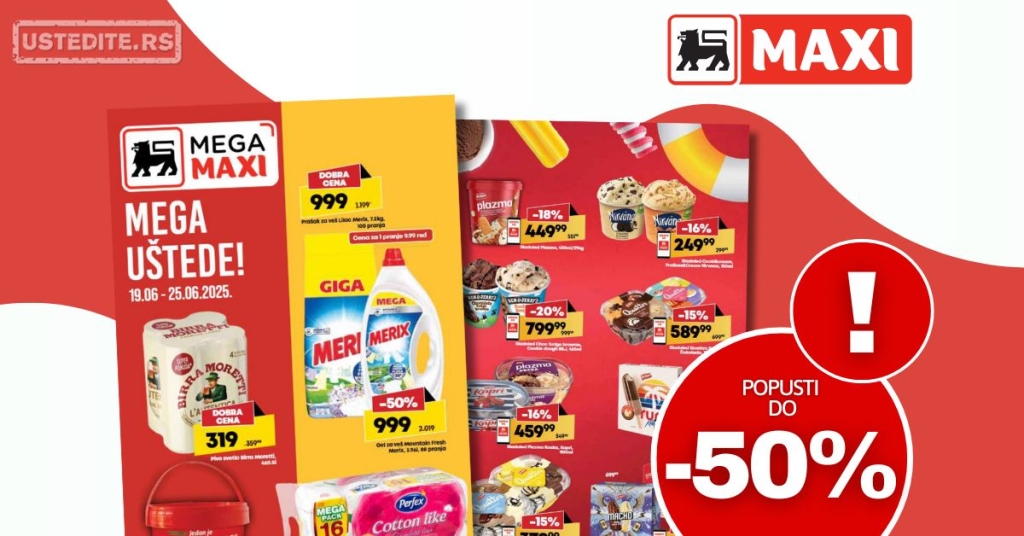 Mega Maxi katalog 19-25.6.2025.