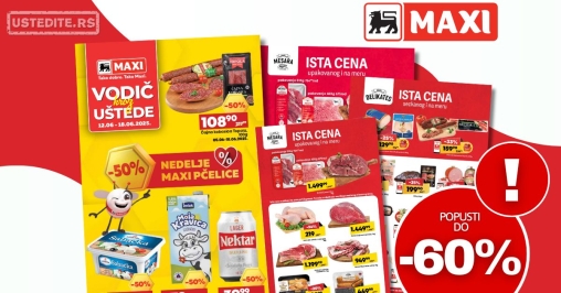 Mega Maxi katalog VODIČ KROZ UŠTEDE 12-18.6.2025.