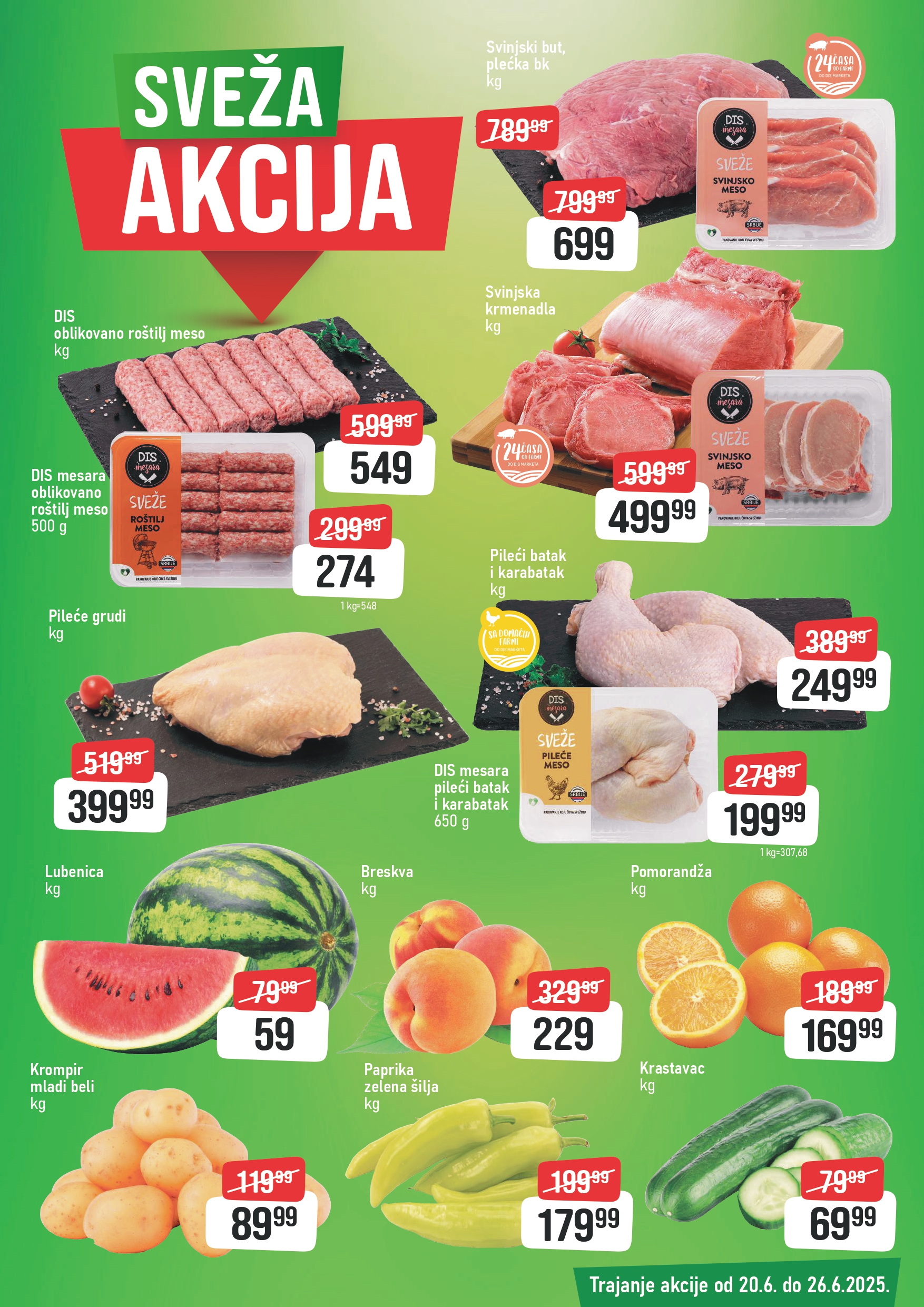 Dis SVEŽA AKCIJA 20-26.6.2025.