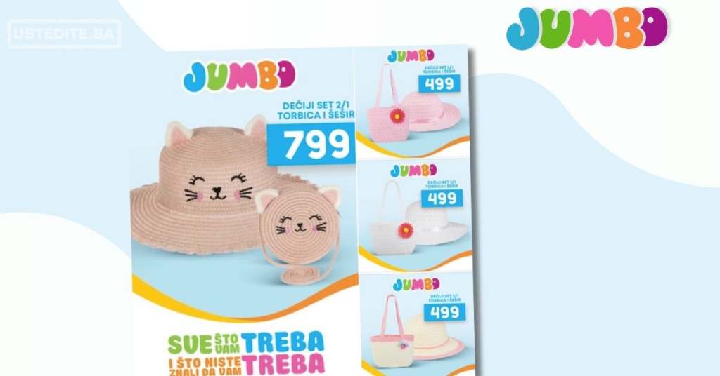 Jumbo ŠEŠIRI ZA DECU jun 2025.