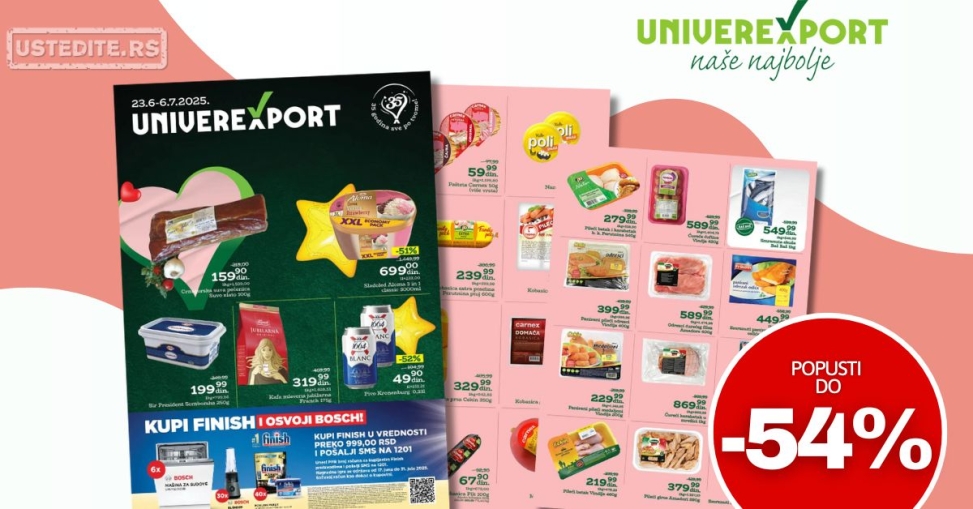Univerexport katalog 23.6-6.7.2025.