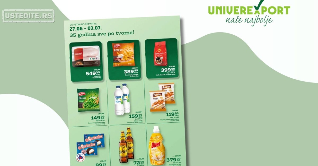 Univerexport katalog 27.6-3.7.2025.