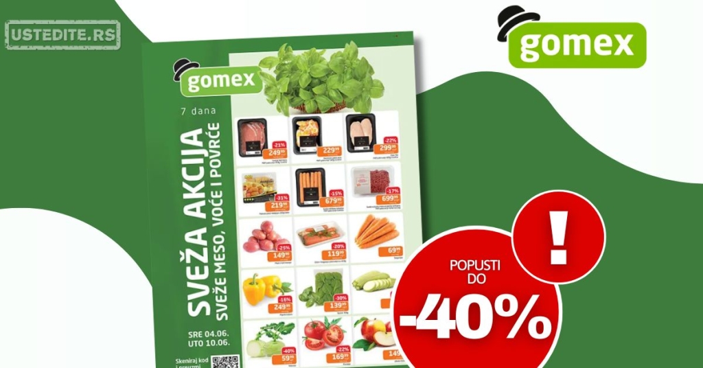Gomex SVEŽA AKCIJA 4-10.6.2025.
