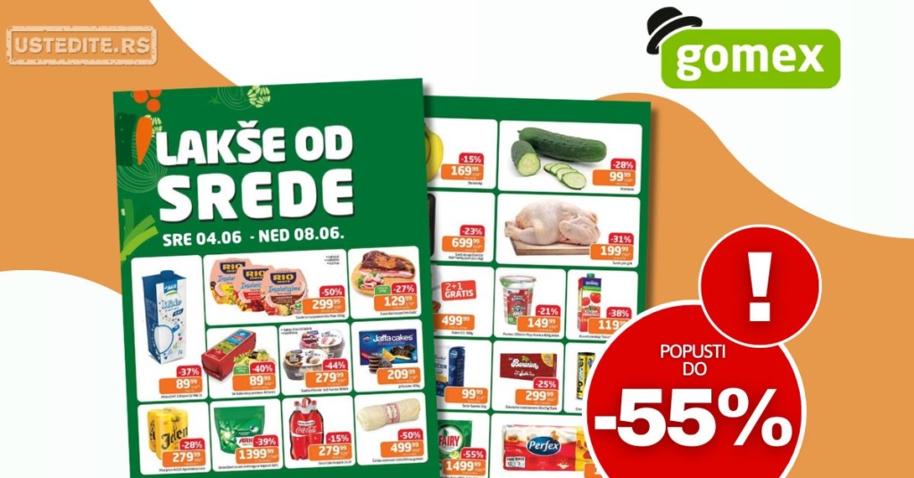 Gomex katalog LAKŠE OD SREDE 4-8.6.20025.