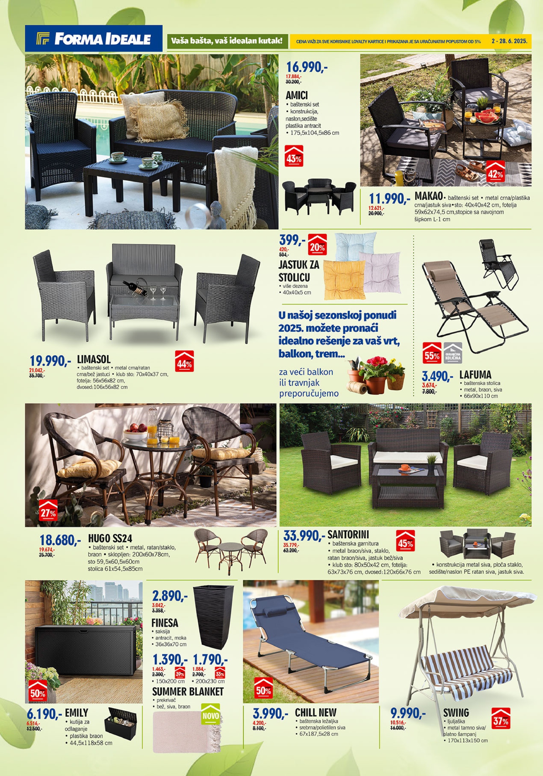 Forma Ideale katalog VAŠA BAŠTA 2-28.6.2025.