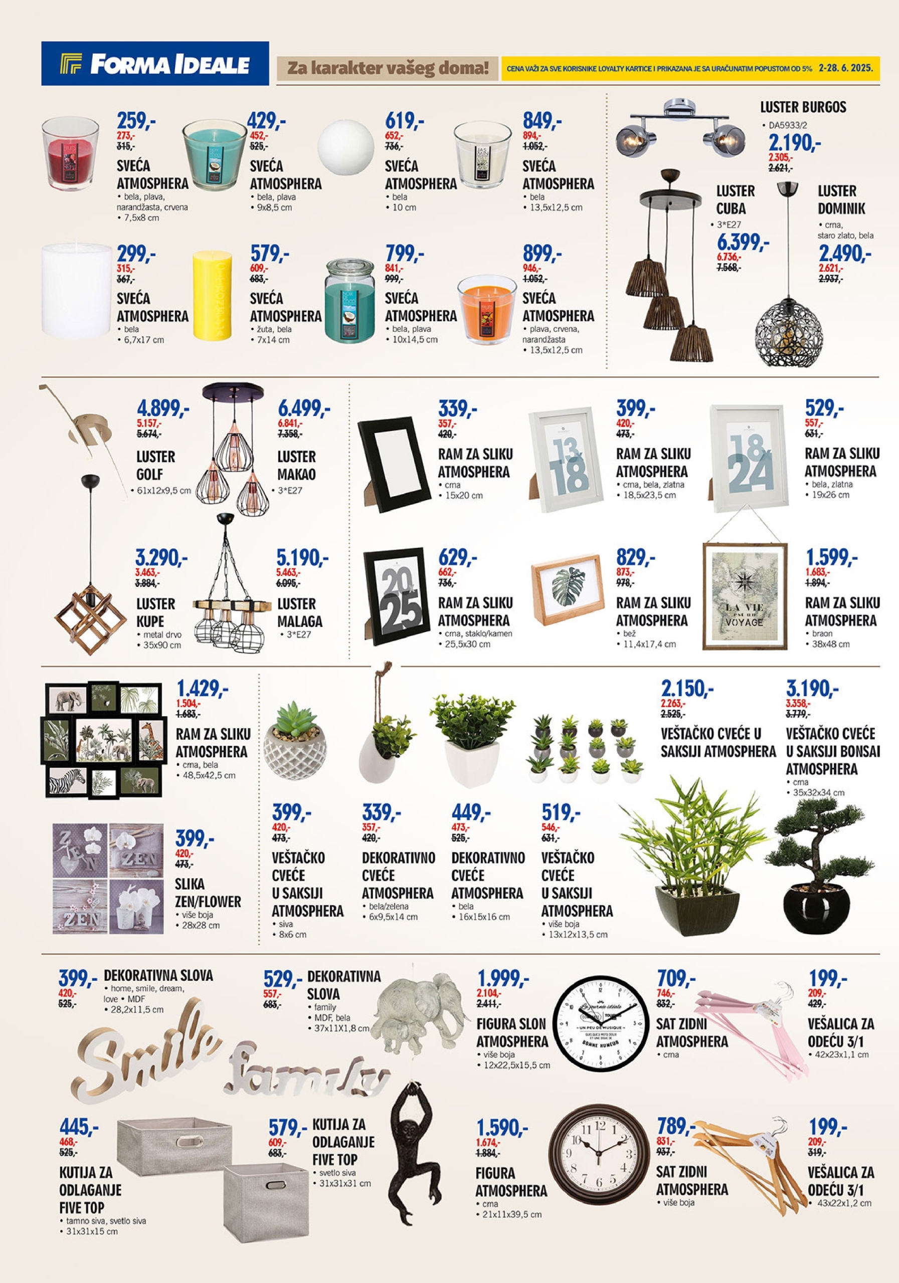 Forma Ideale katalog DEKORACIJA 2-28.6.2025.