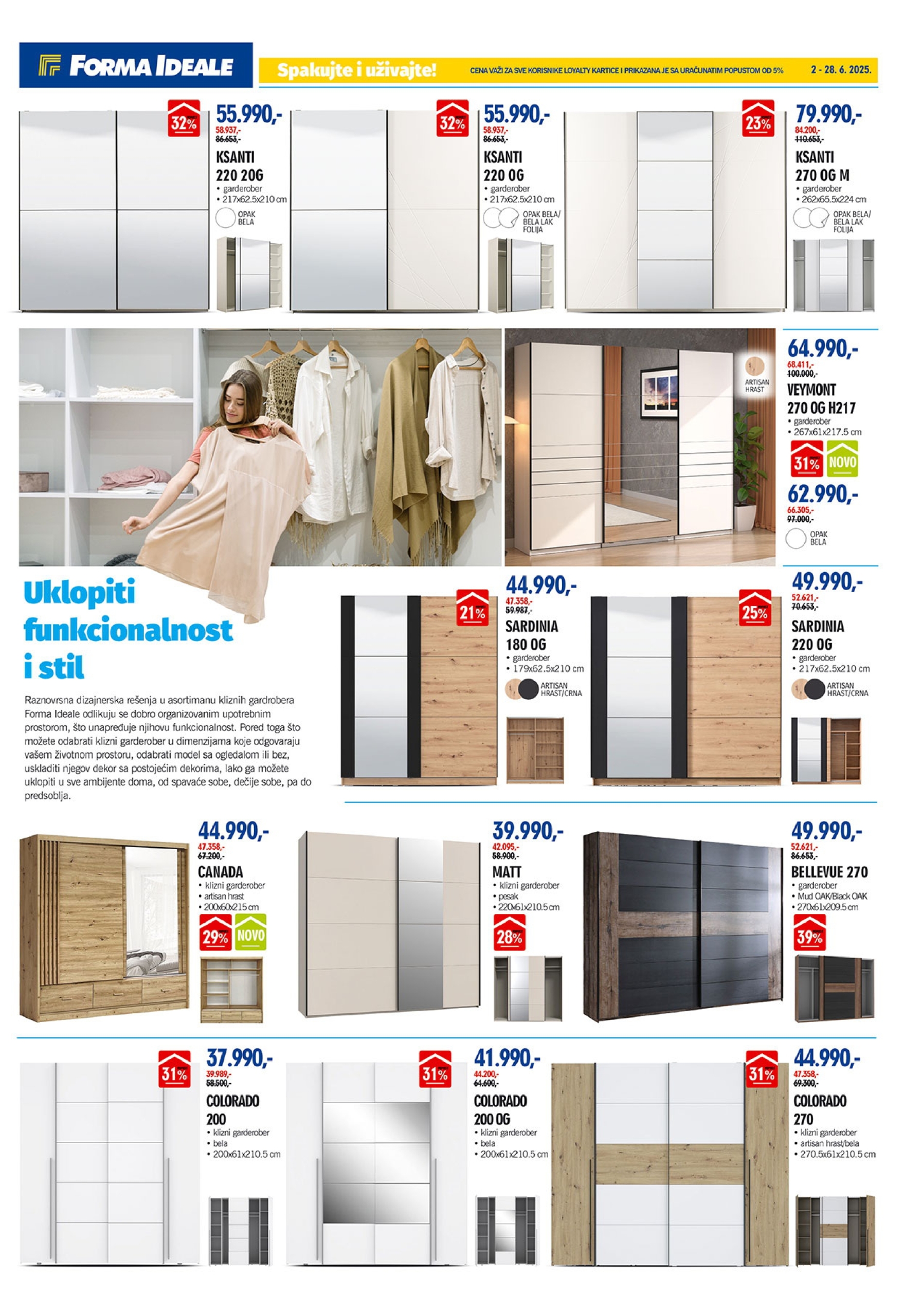 Forma Ideale katalog GARDEROBERI 2-28.6.2025.
