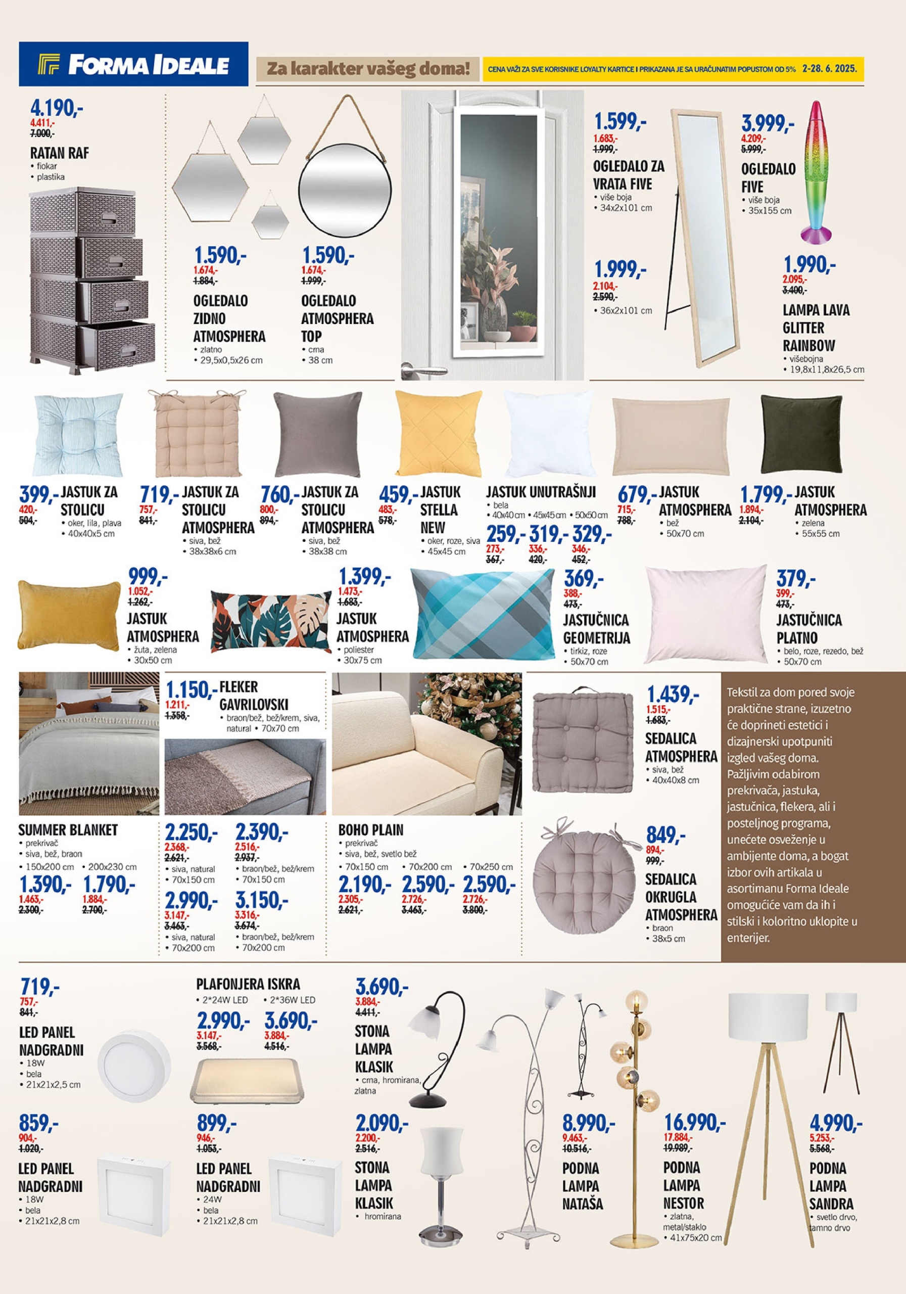 Forma Ideale katalog DEKORACIJA 2-28.6.2025.