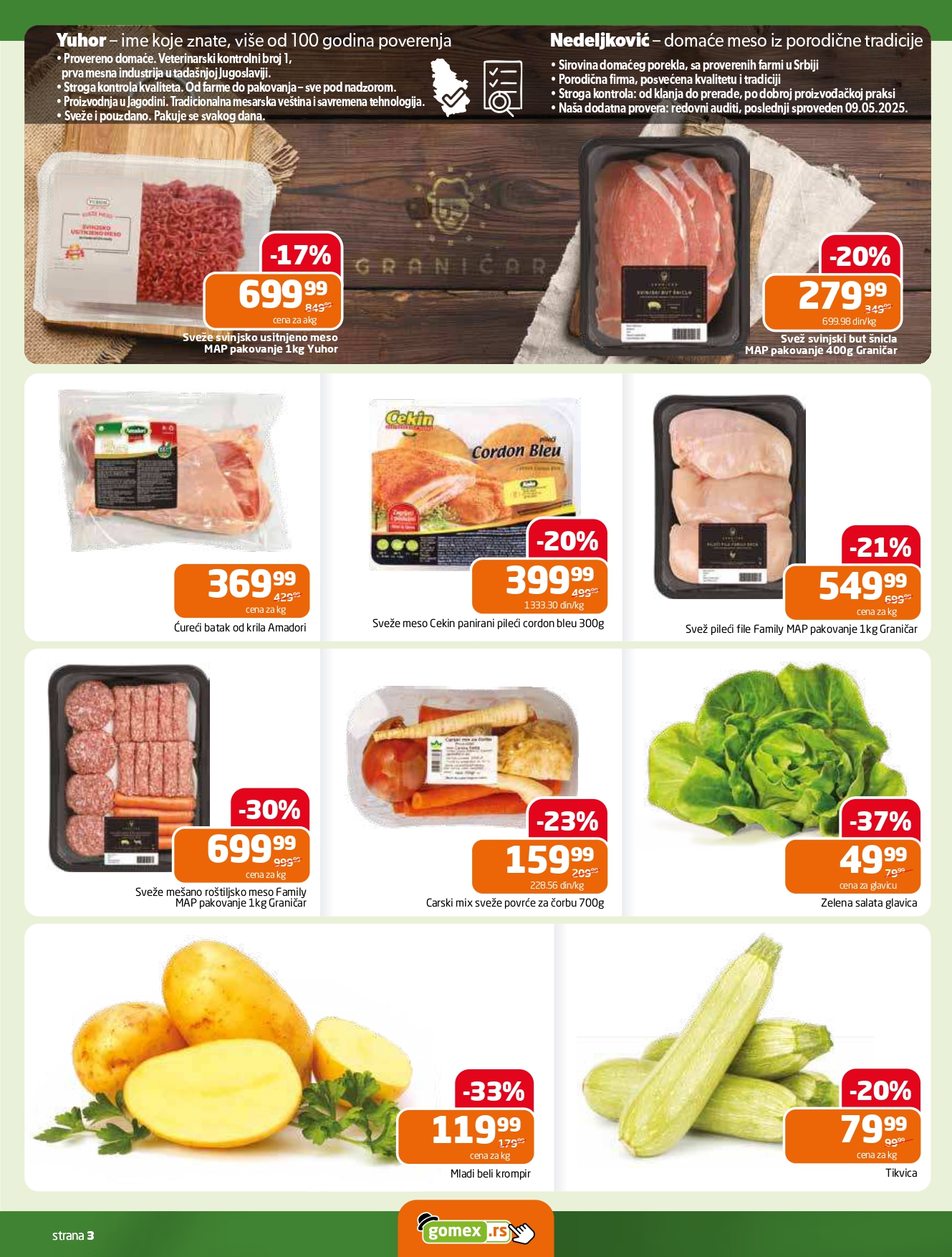 Gomex katalog AKCIJE IZ ŠEŠIRA 18.6-1.7.2025.