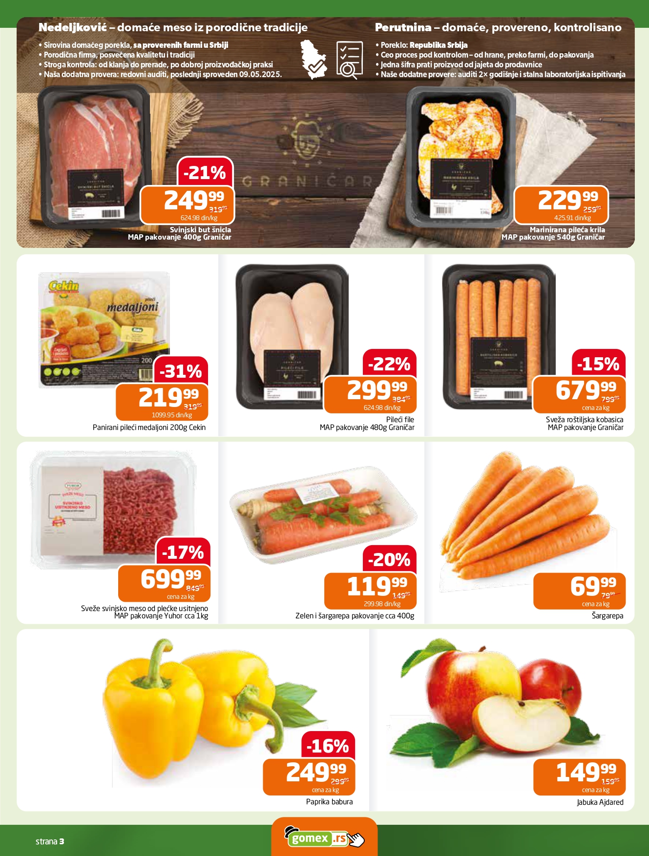 Gomex katalog AKCIJE IZ ŠEŠIRA 4-17.6.2025.
