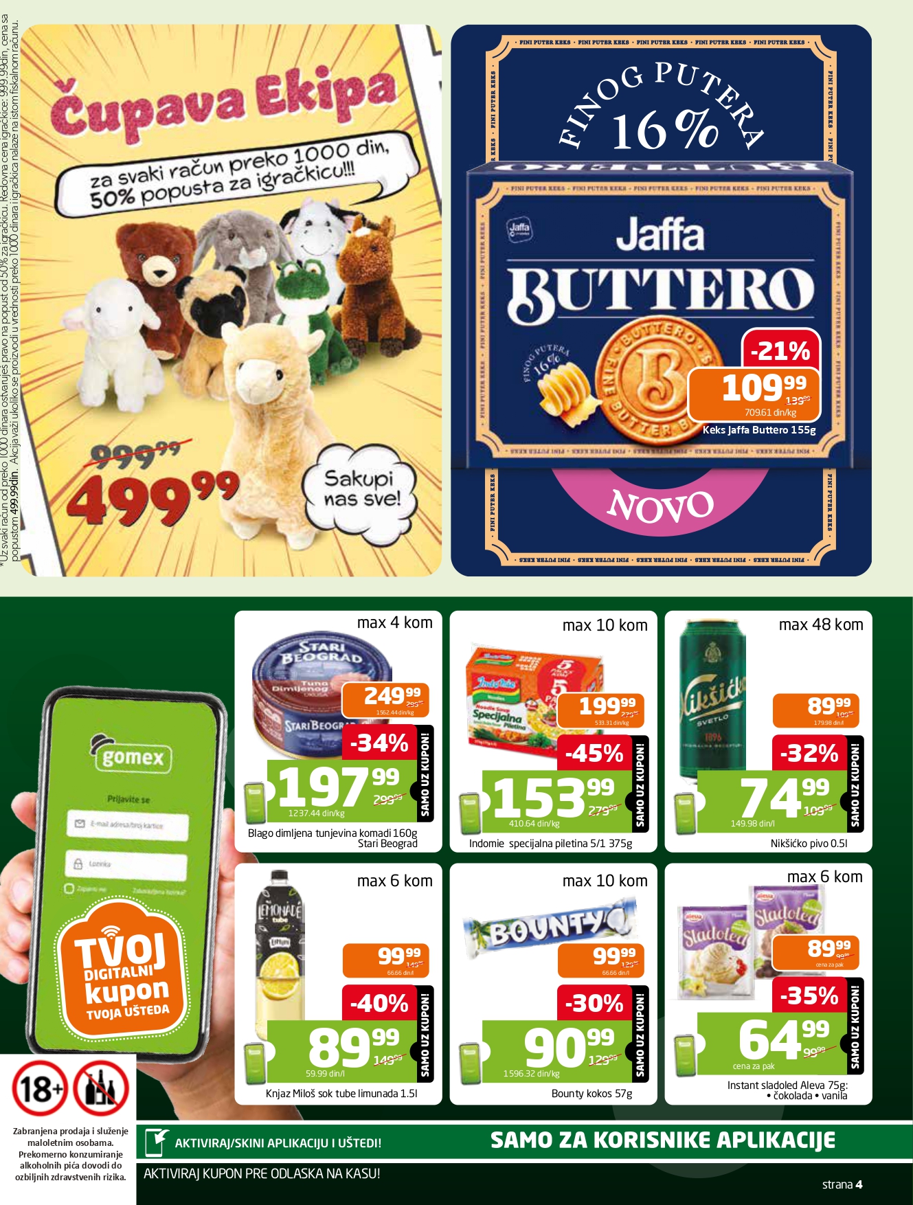 Gomex katalog AKCIJE IZ ŠEŠIRA 4-17.6.2025.