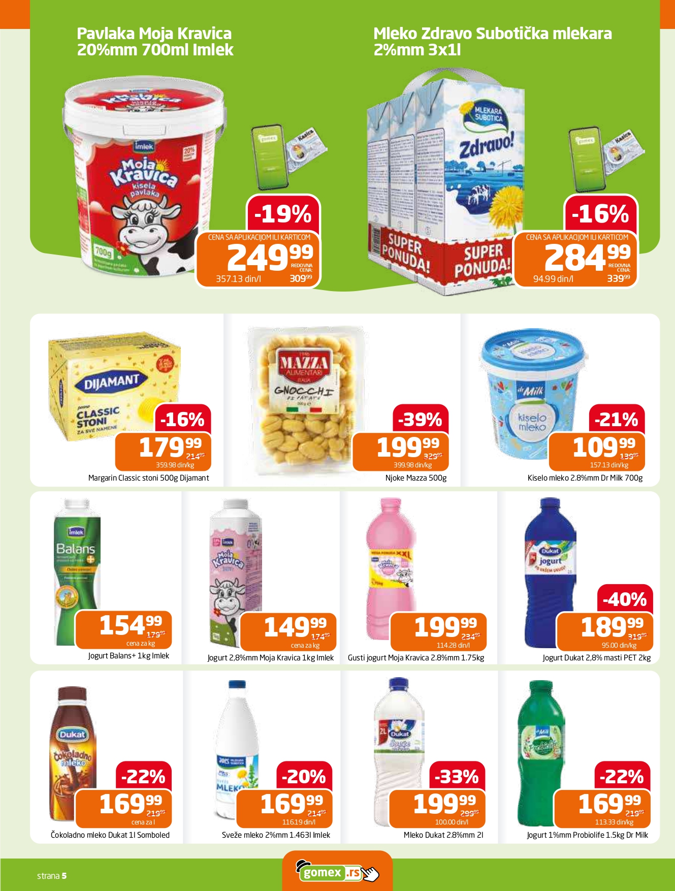 Gomex katalog AKCIJE IZ ŠEŠIRA 18.6-1.7.2025.