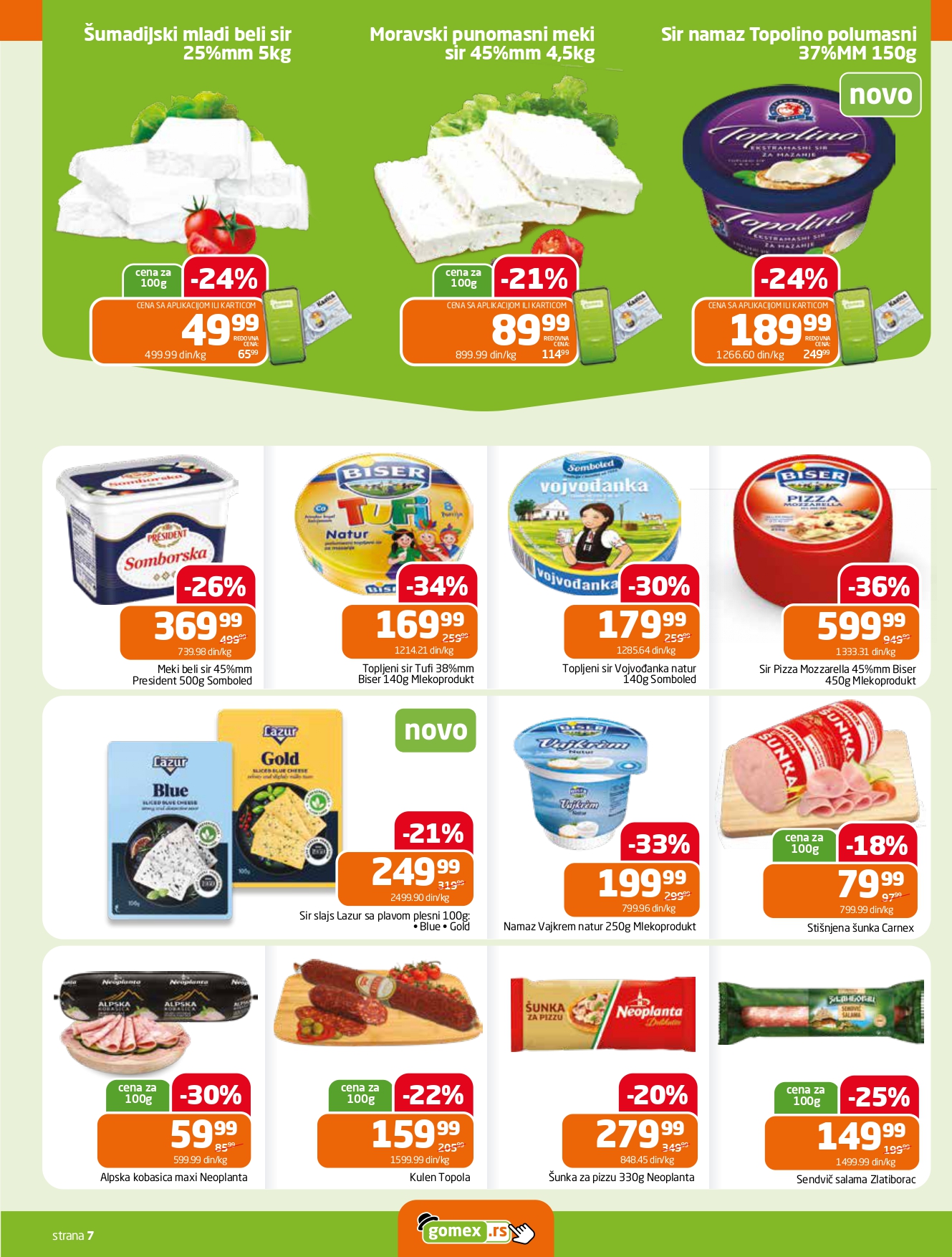 Gomex katalog AKCIJE IZ ŠEŠIRA 4-17.6.2025.