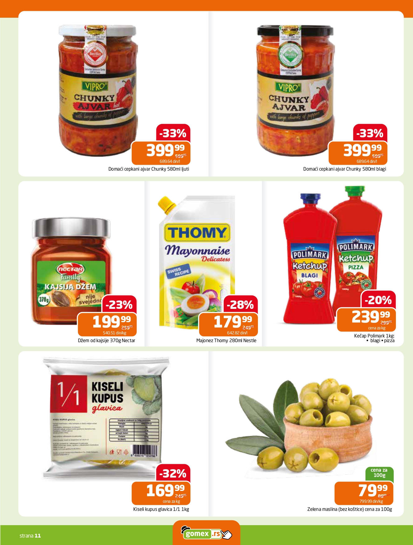 Gomex katalog AKCIJE IZ ŠEŠIRA 4-17.6.2025.