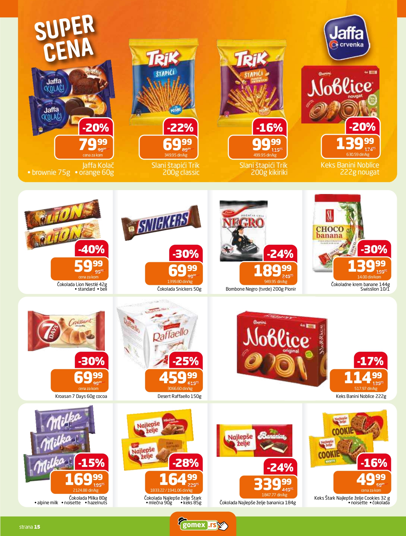 Gomex katalog AKCIJE IZ ŠEŠIRA 18.6-1.7.2025.