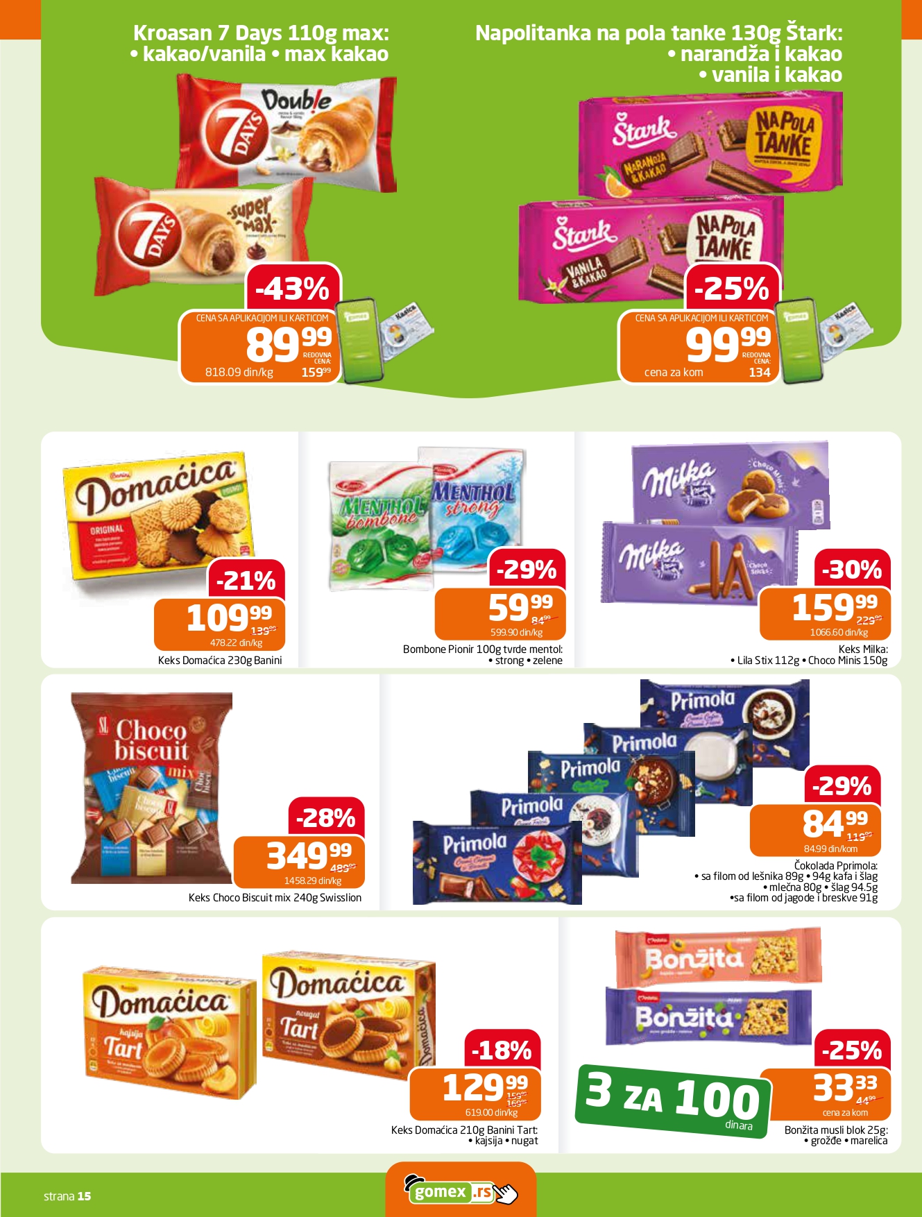 Gomex katalog AKCIJE IZ ŠEŠIRA 4-17.6.2025.