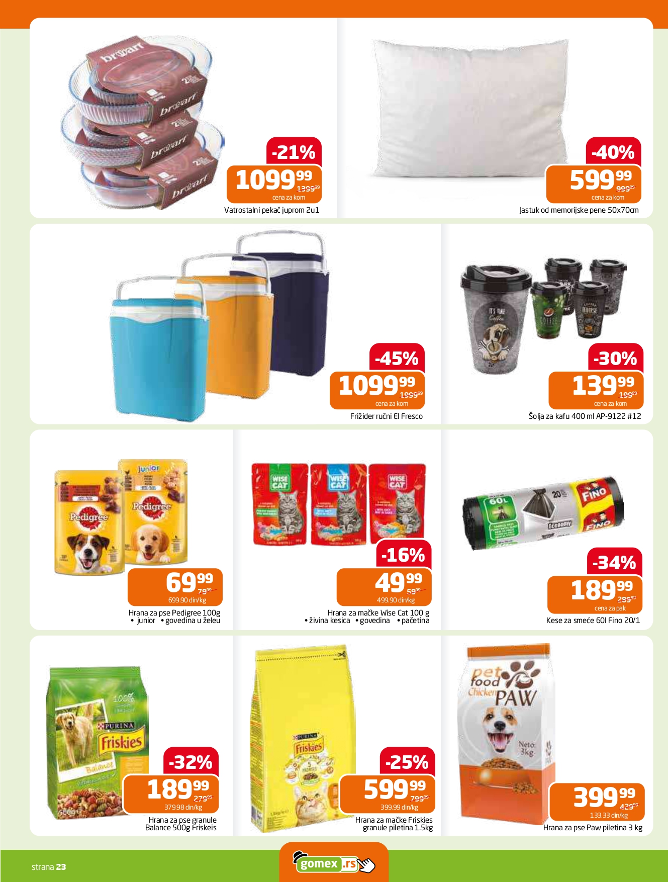 Gomex katalog AKCIJE IZ ŠEŠIRA 18.6-1.7.2025.