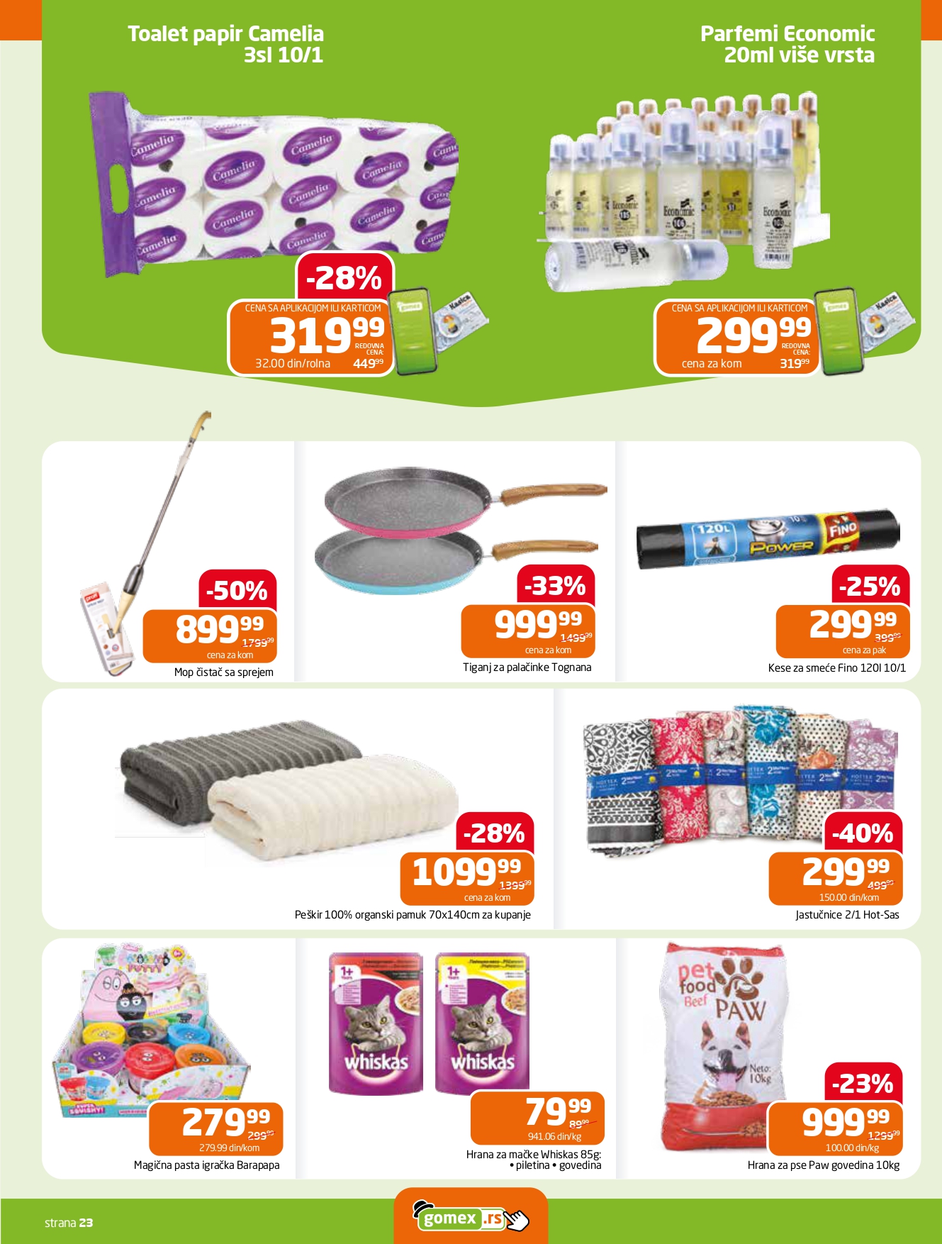 Gomex katalog AKCIJE IZ ŠEŠIRA 4-17.6.2025.