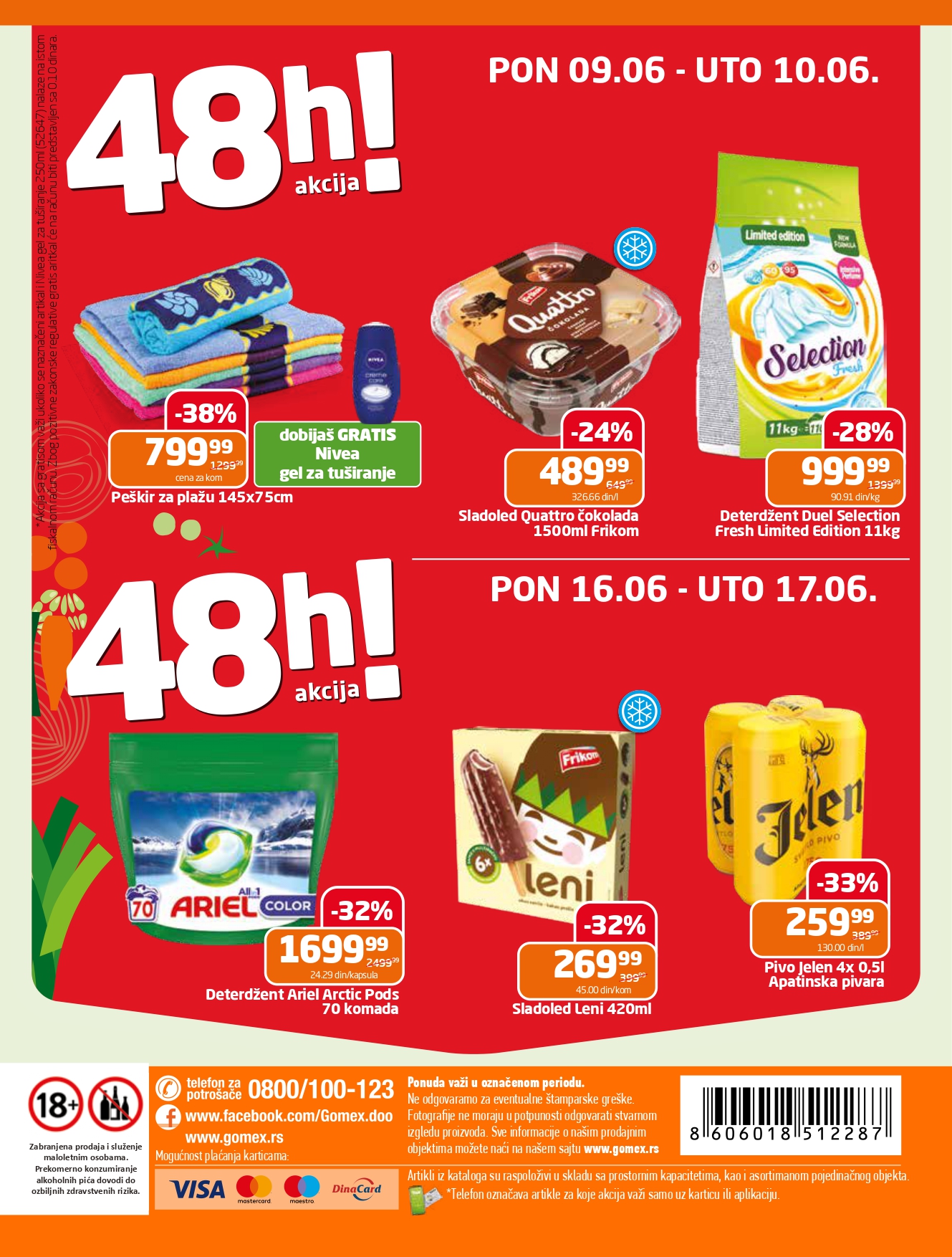 Gomex katalog AKCIJE IZ ŠEŠIRA 4-17.6.2025.