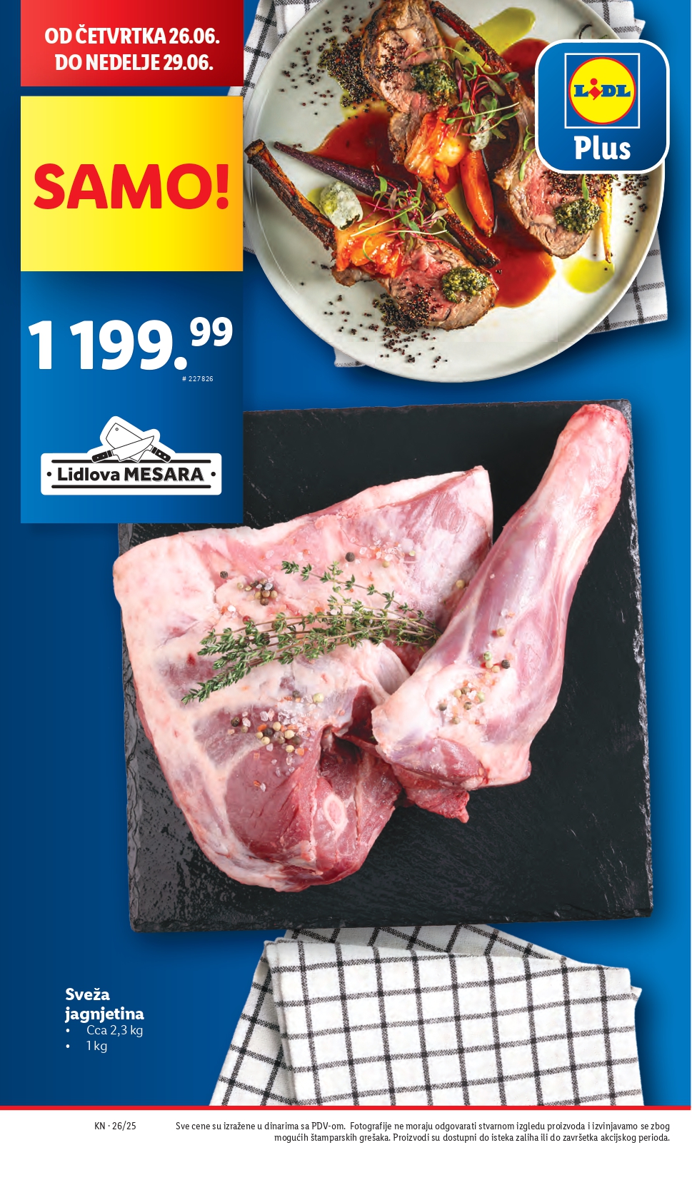 Lidl katalog PREHRANA 26.6-2.7.2025.