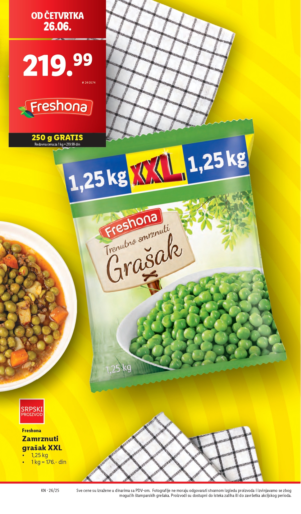 Lidl katalog PREHRANA 26.6-2.7.2025.