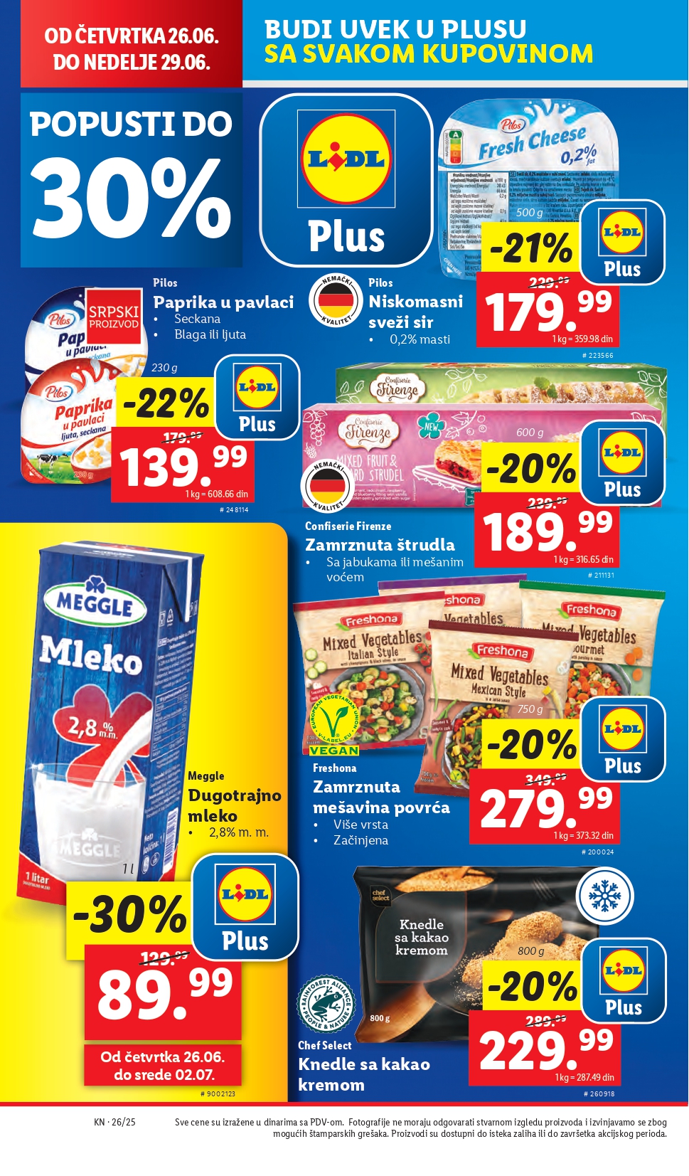 Lidl katalog PREHRANA 26.6-2.7.2025.