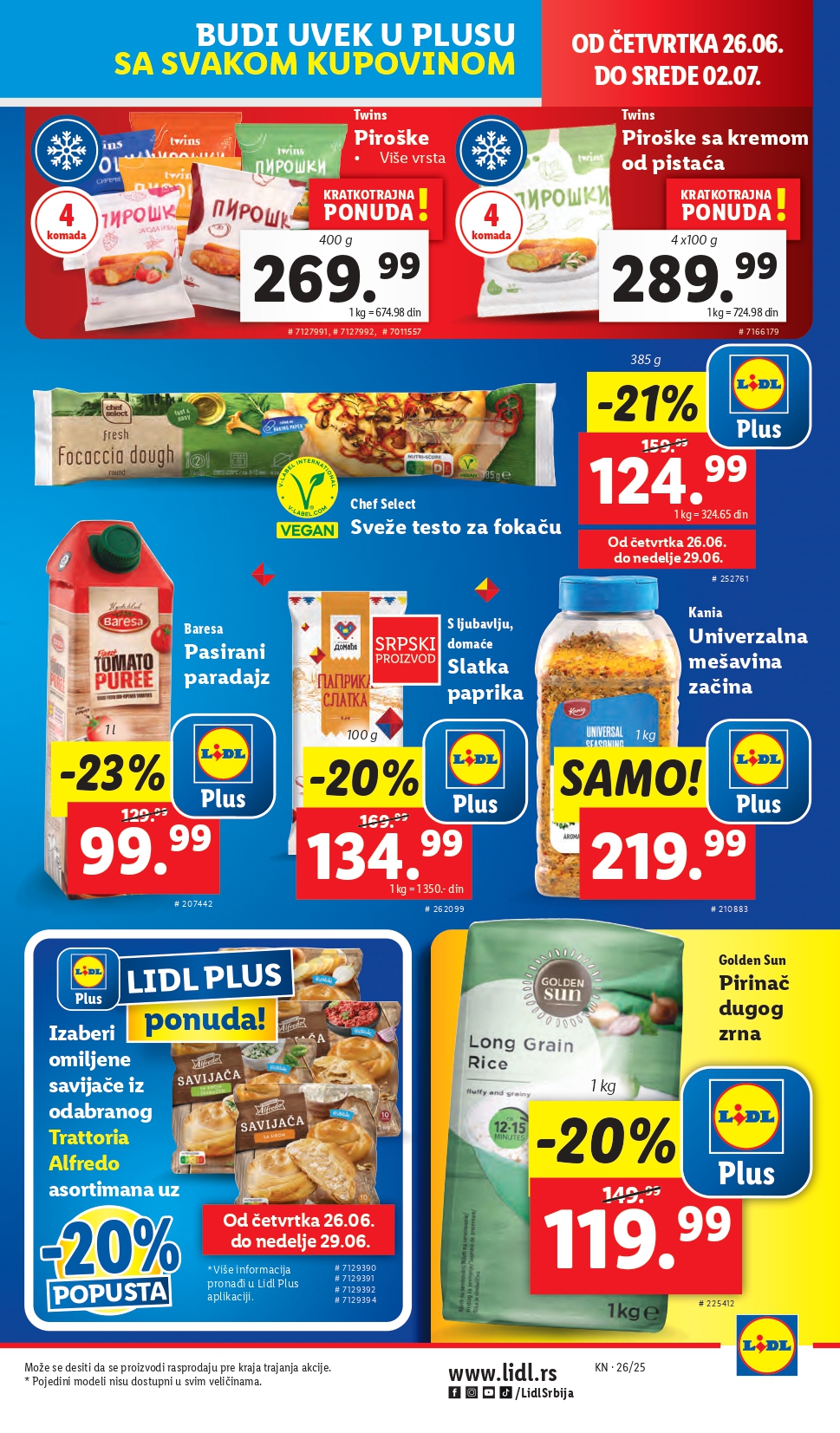 Lidl katalog PREHRANA 26.6-2.7.2025.