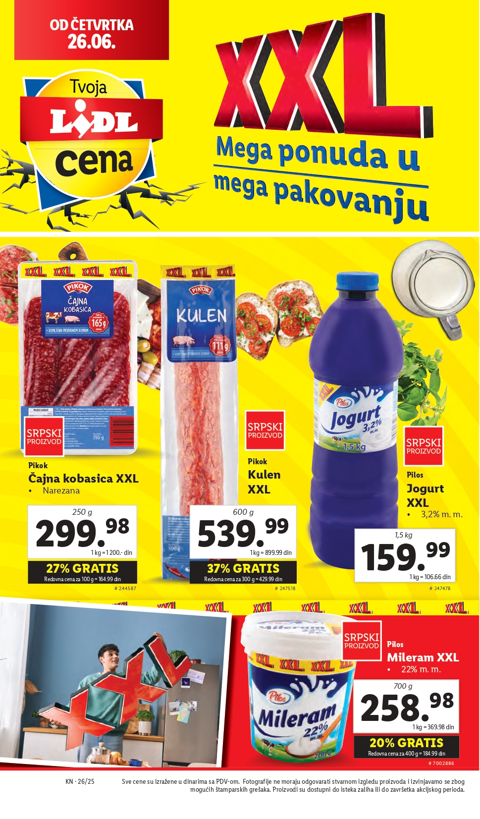 Lidl katalog PREHRANA 26.6-2.7.2025.