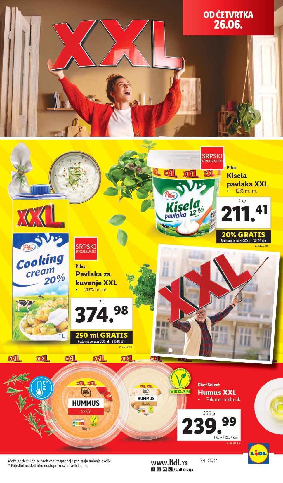 Lidl katalog PREHRANA 26.6-2.7.2025.