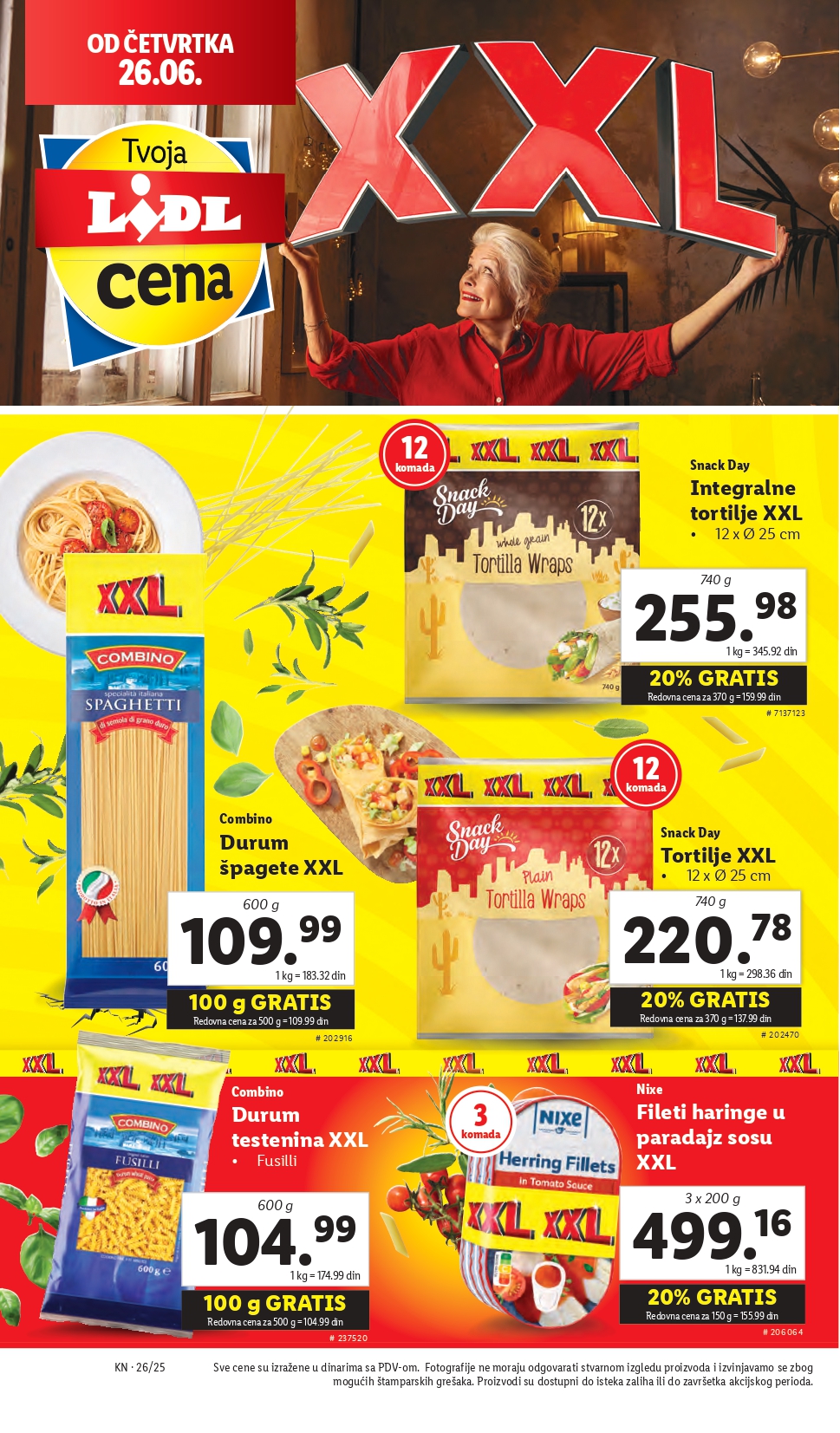 Lidl katalog PREHRANA 26.6-2.7.2025.
