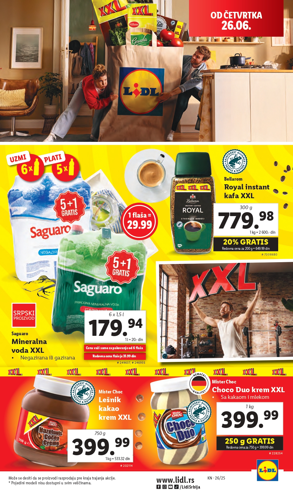 Lidl katalog PREHRANA 26.6-2.7.2025.