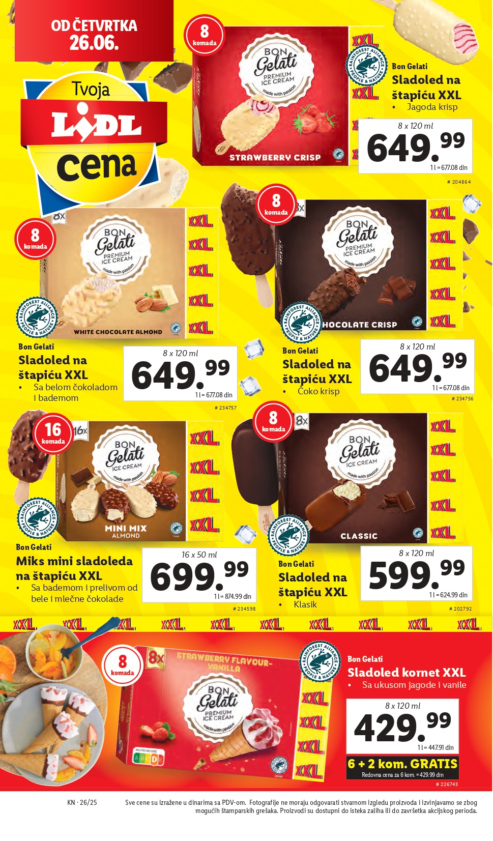 Lidl katalog PREHRANA 26.6-2.7.2025.