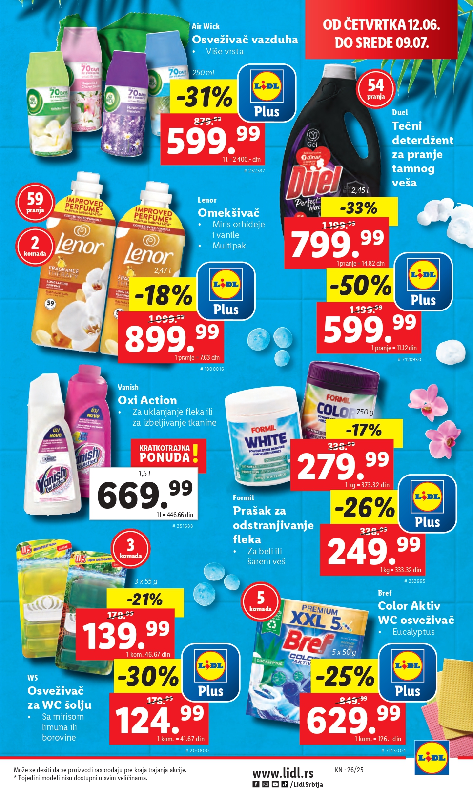 Lidl katalog PREHRANA 26.6-2.7.2025.