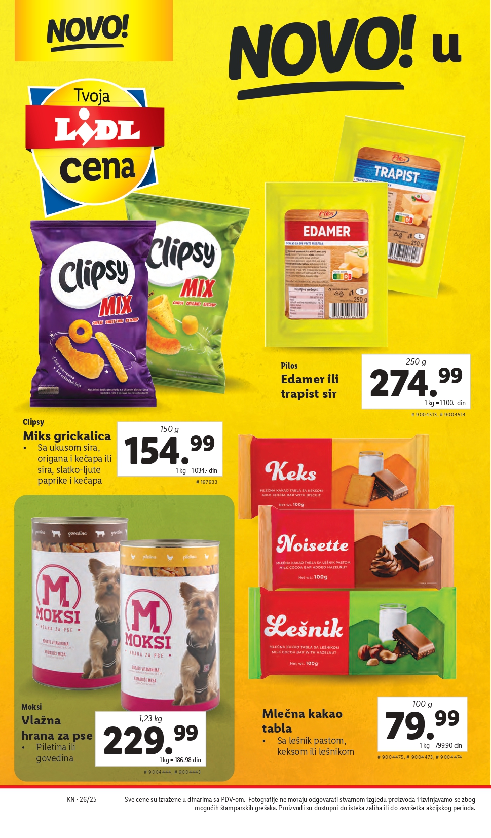 Lidl katalog PREHRANA 26.6-2.7.2025.