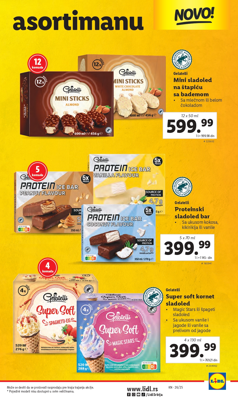 Lidl katalog PREHRANA 26.6-2.7.2025.