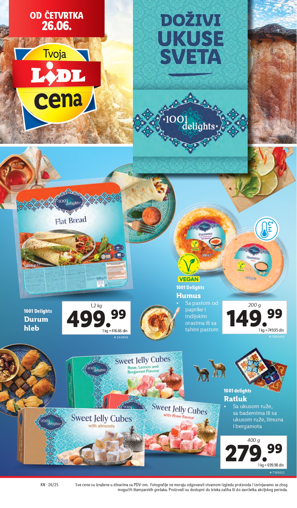 Lidl katalog PREHRANA 26.6-2.7.2025.