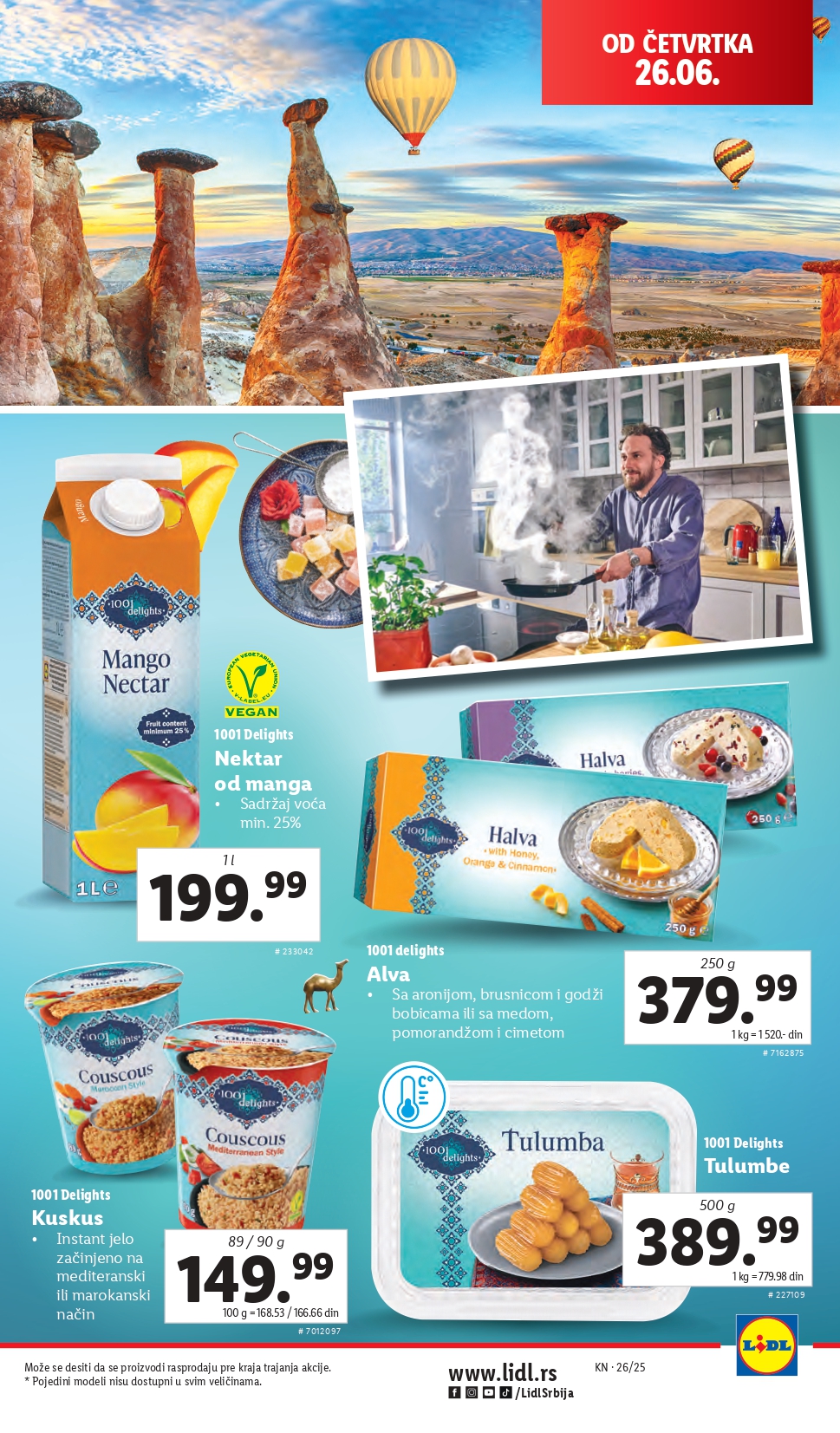 Lidl katalog PREHRANA 26.6-2.7.2025.