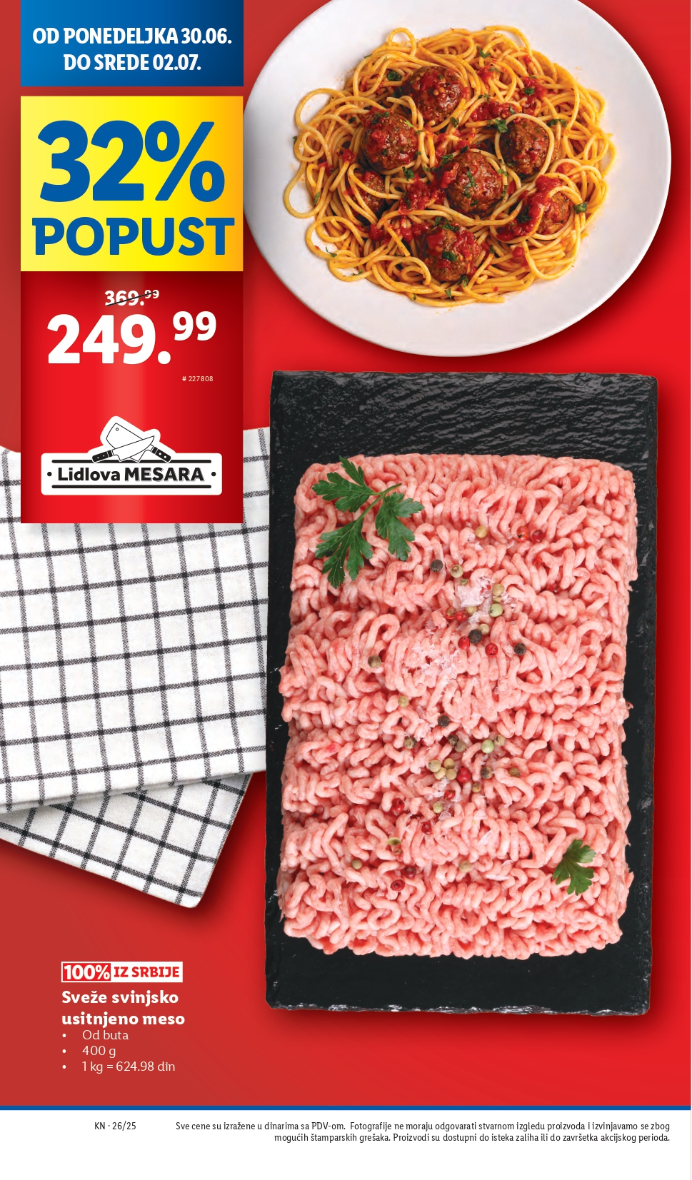 Lidl katalog PREHRANA 26.6-2.7.2025.