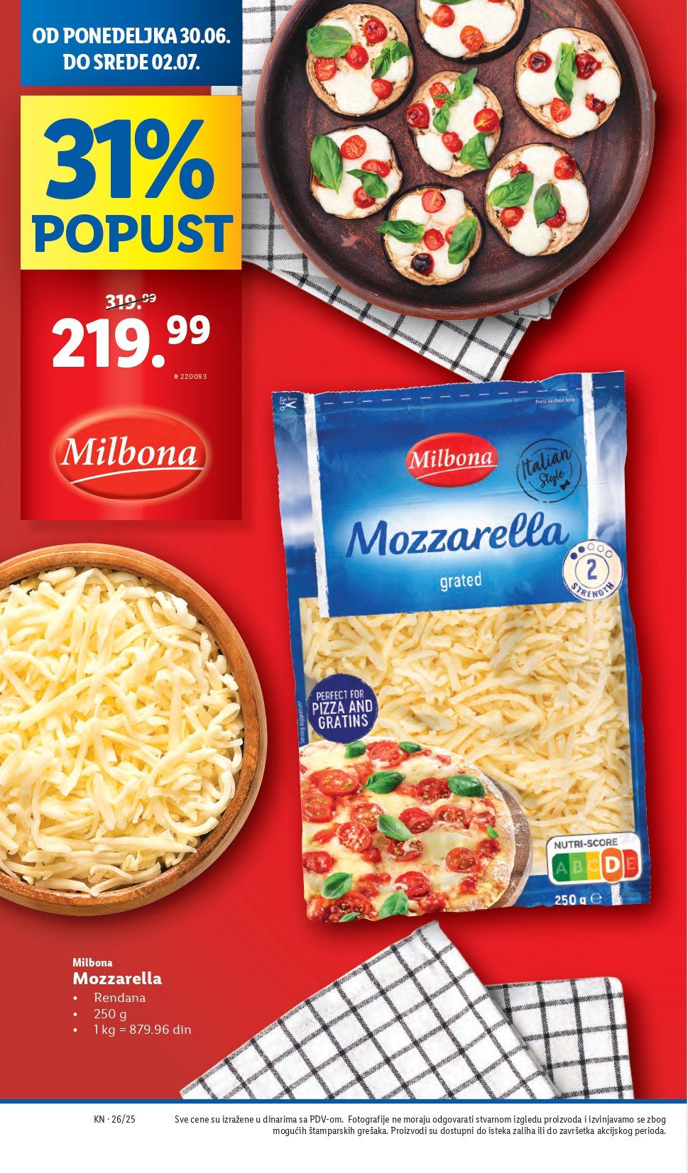 Lidl katalog PREHRANA 26.6-2.7.2025.