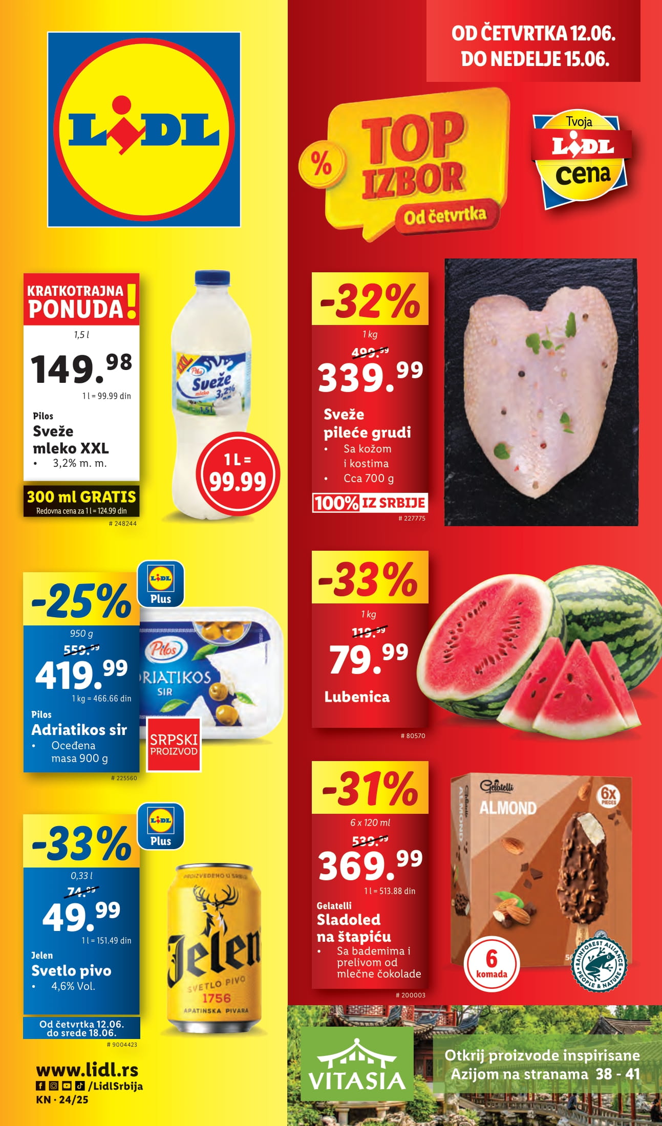 Lidl katalog PREHRANA 12-18.6.2025.