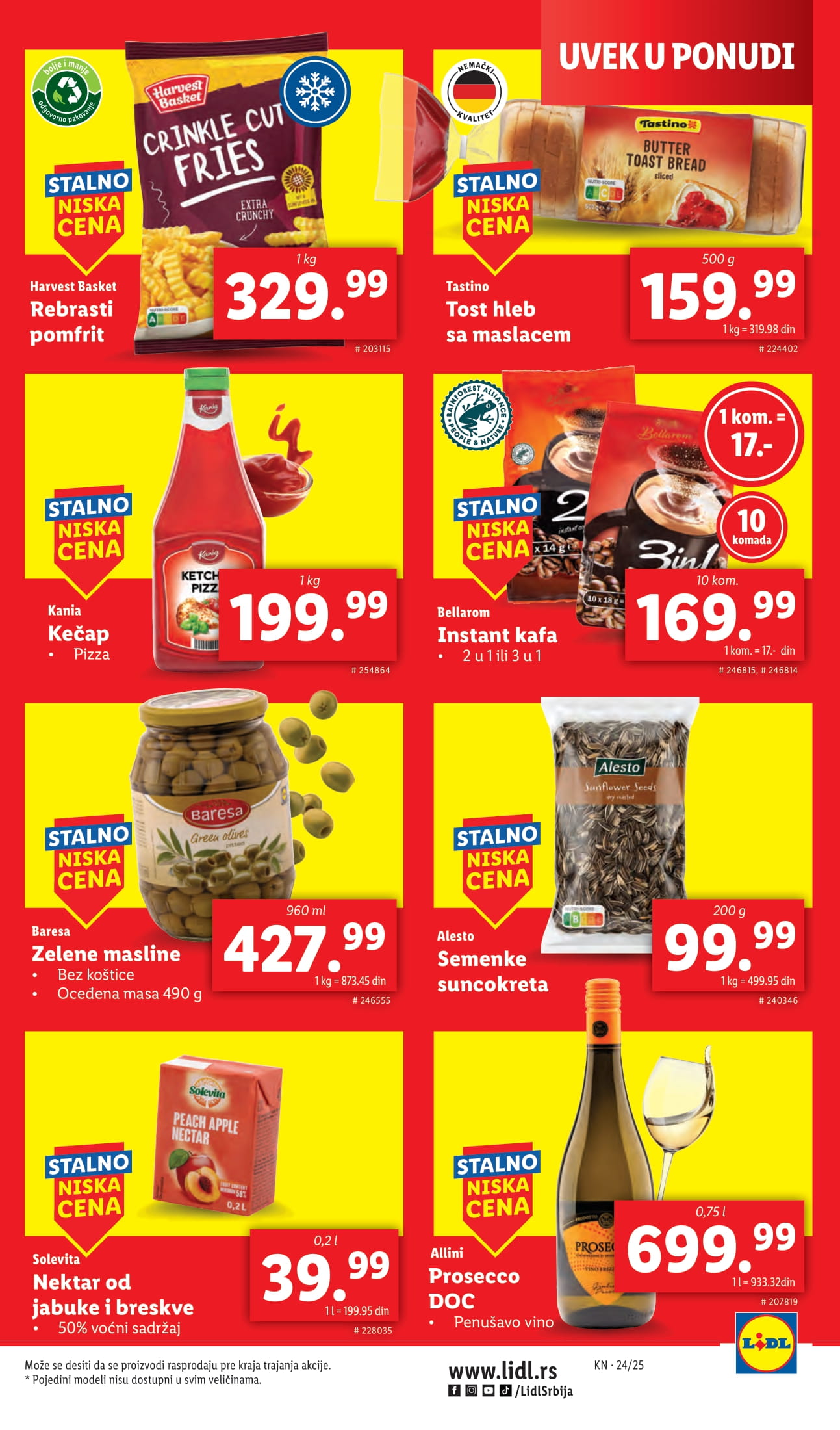 Lidl katalog PREHRANA 12-18.6.2025.