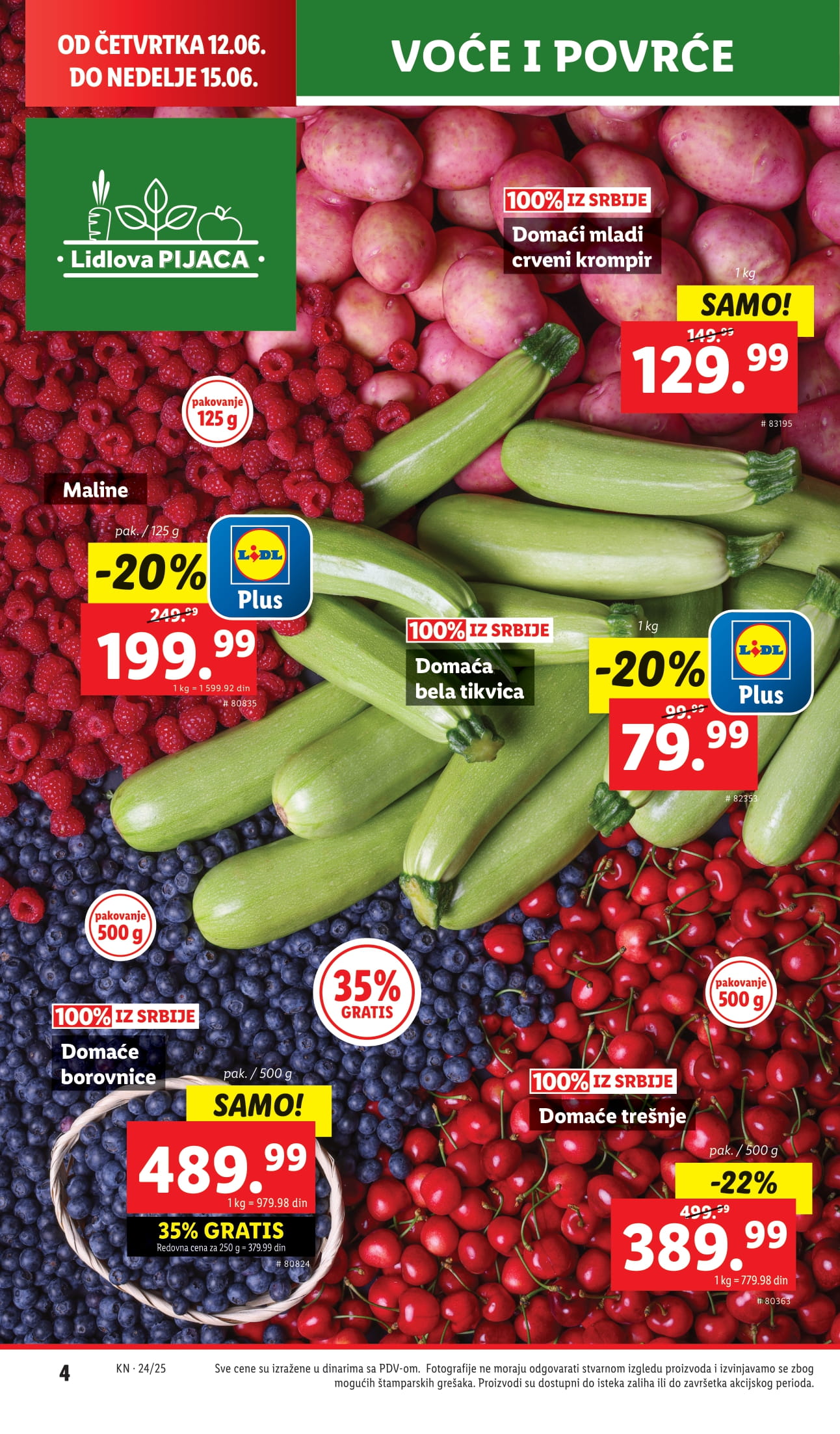 Lidl katalog PREHRANA 12-18.6.2025.
