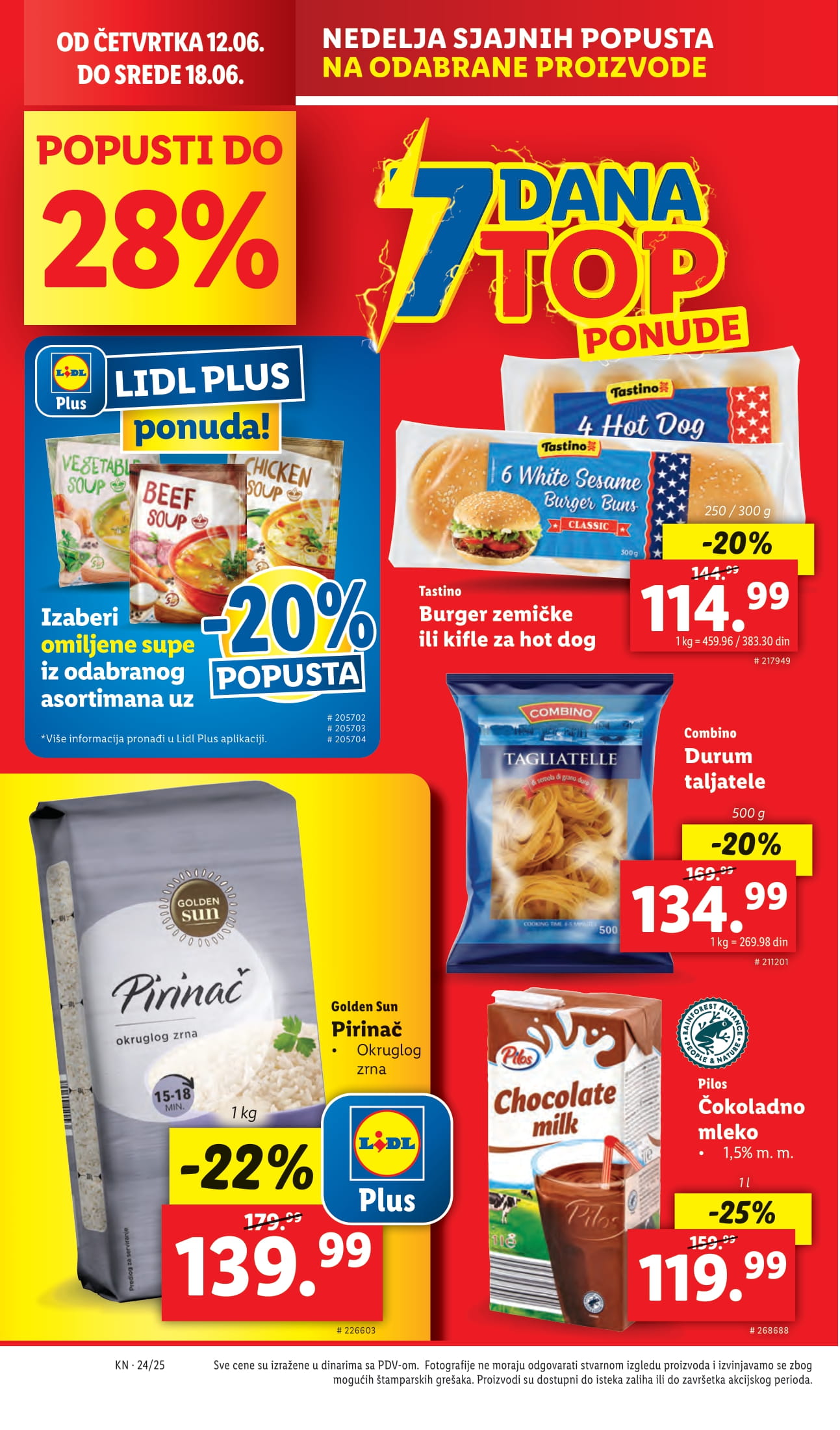 Lidl katalog PREHRANA 12-18.6.2025.