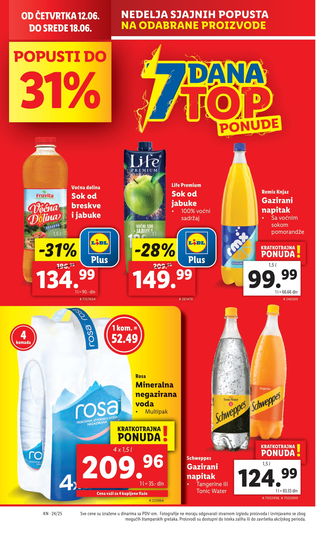 Lidl katalog PREHRANA 12-18.6.2025.