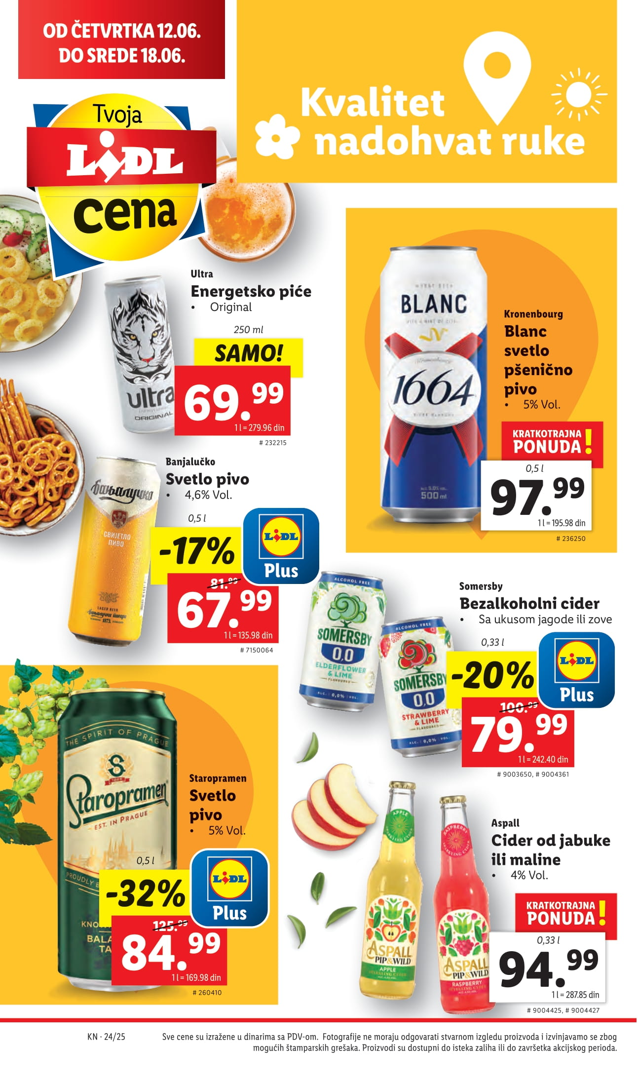 Lidl katalog PREHRANA 12-18.6.2025.