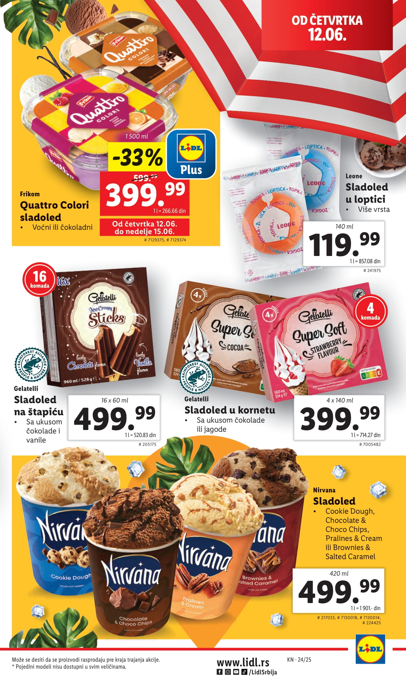 Lidl katalog PREHRANA 12-18.6.2025.