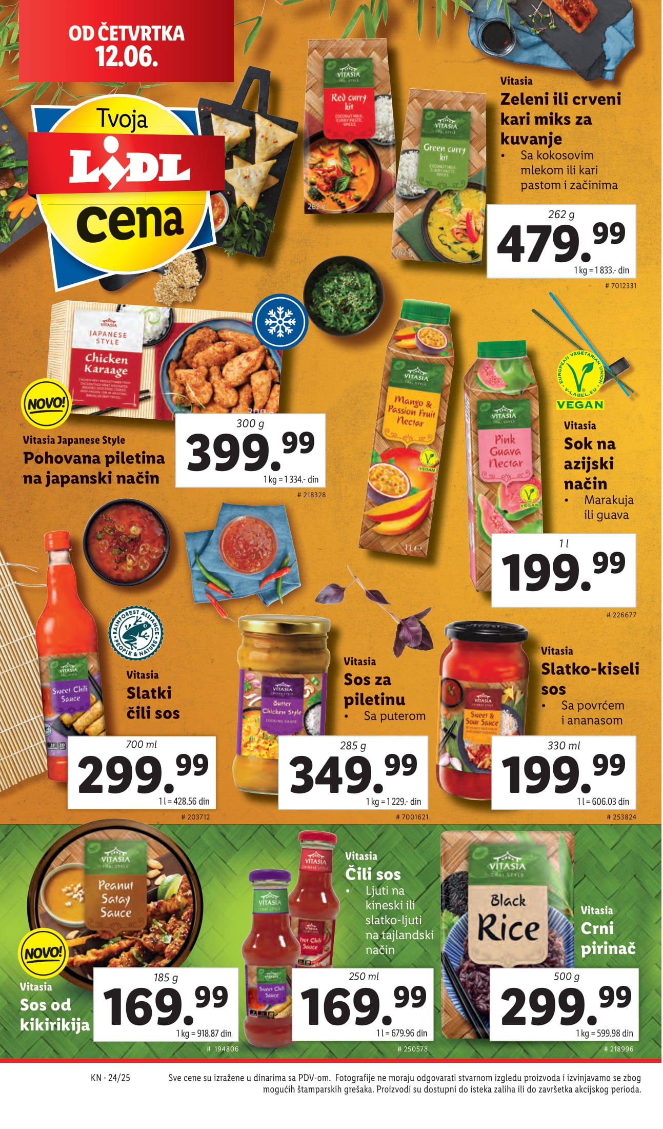 Lidl katalog PREHRANA 12-18.6.2025.