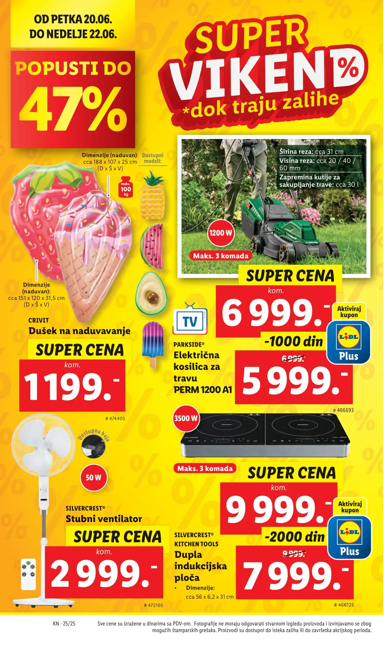 Lidl VIKEND AKCIJA 20-22.6.2025.