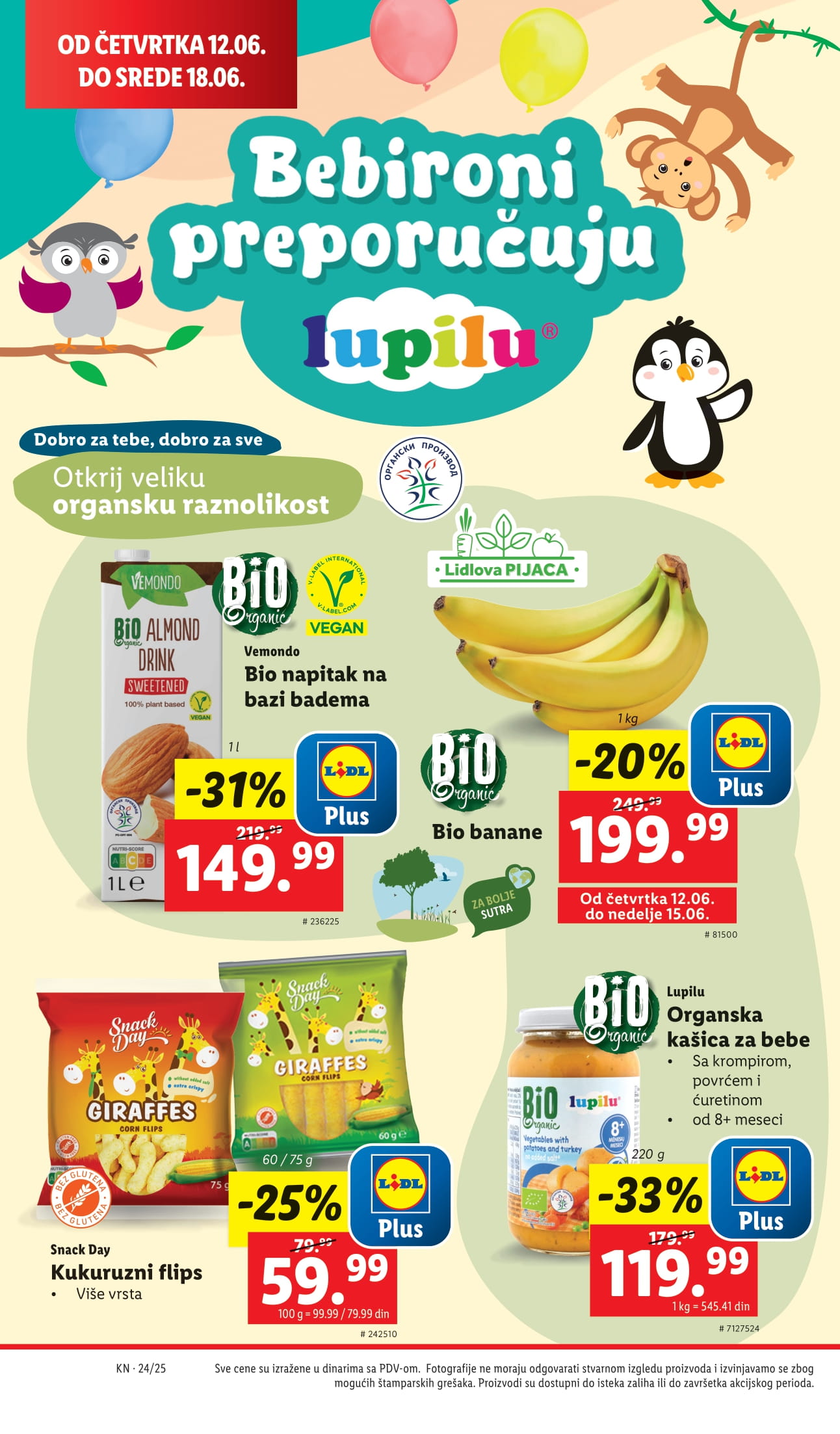 Lidl katalog PREHRANA 12-18.6.2025.